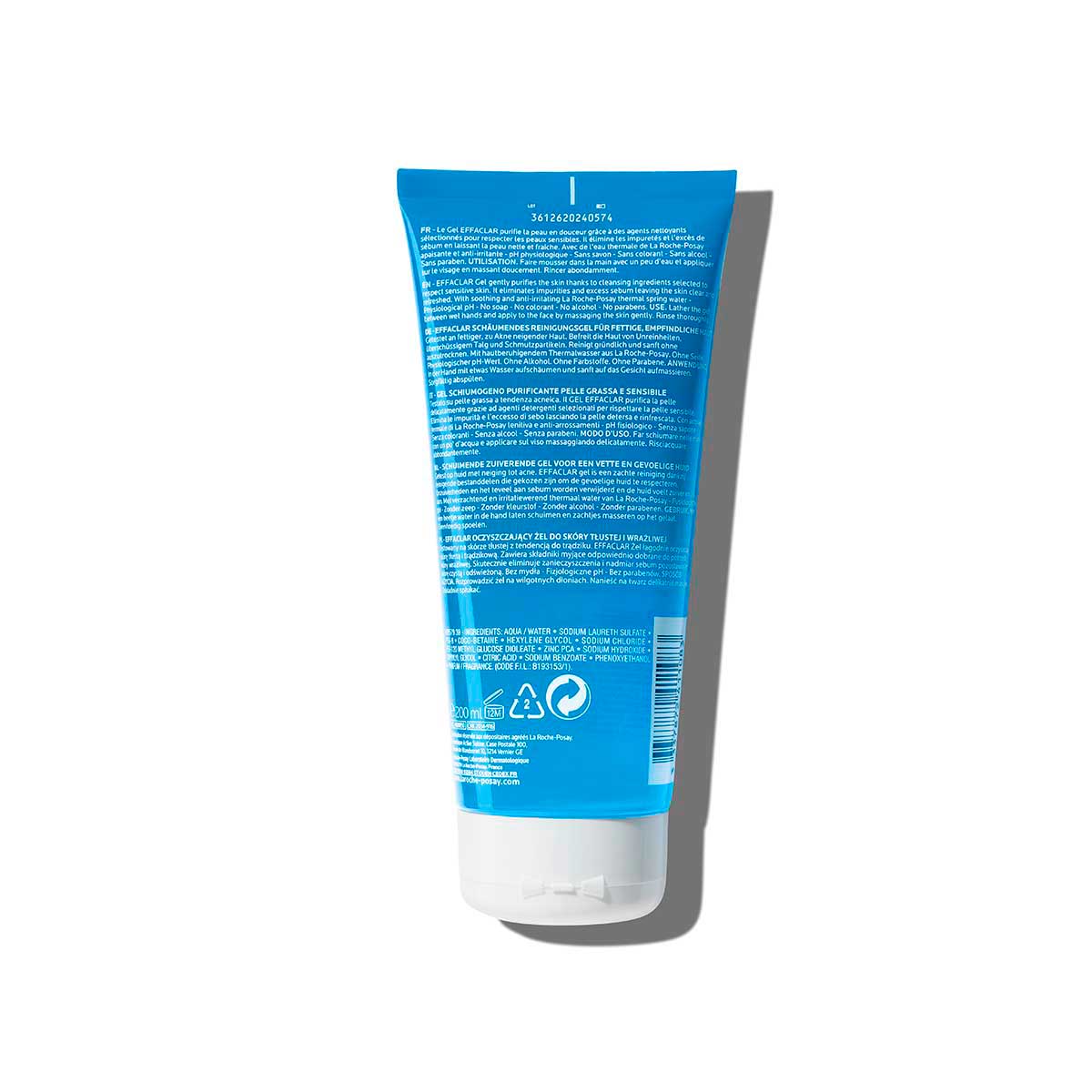 La Roche Posay Gel Limpiador Effaclar 200 Ml image number null