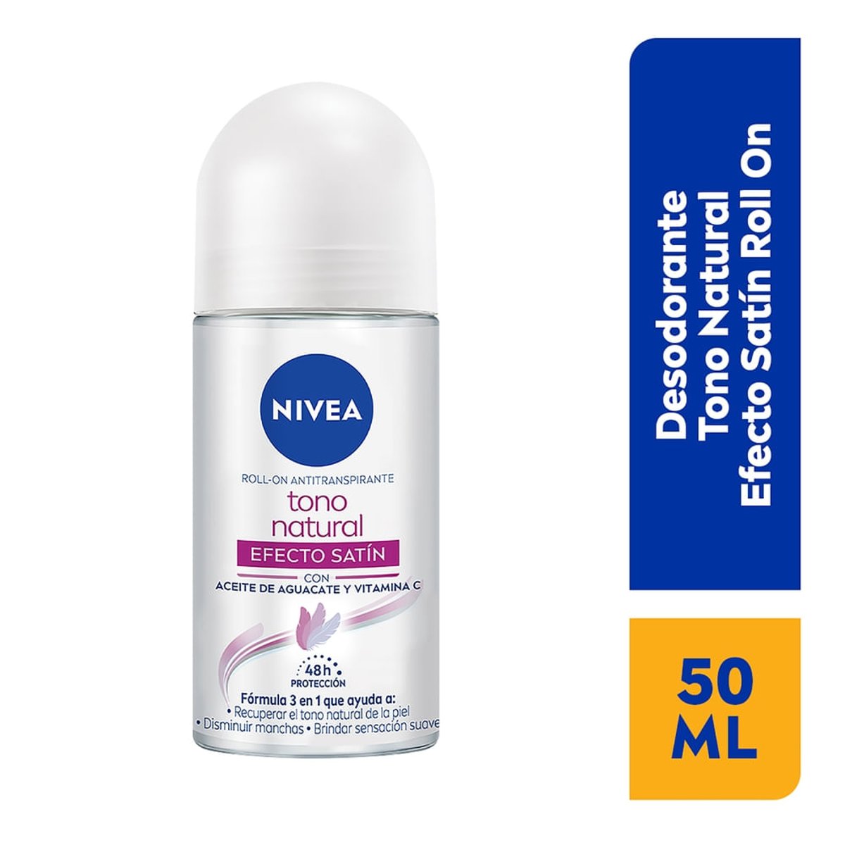Nivea Desodorante Stick Aclarado Natural Satin 50g image number null