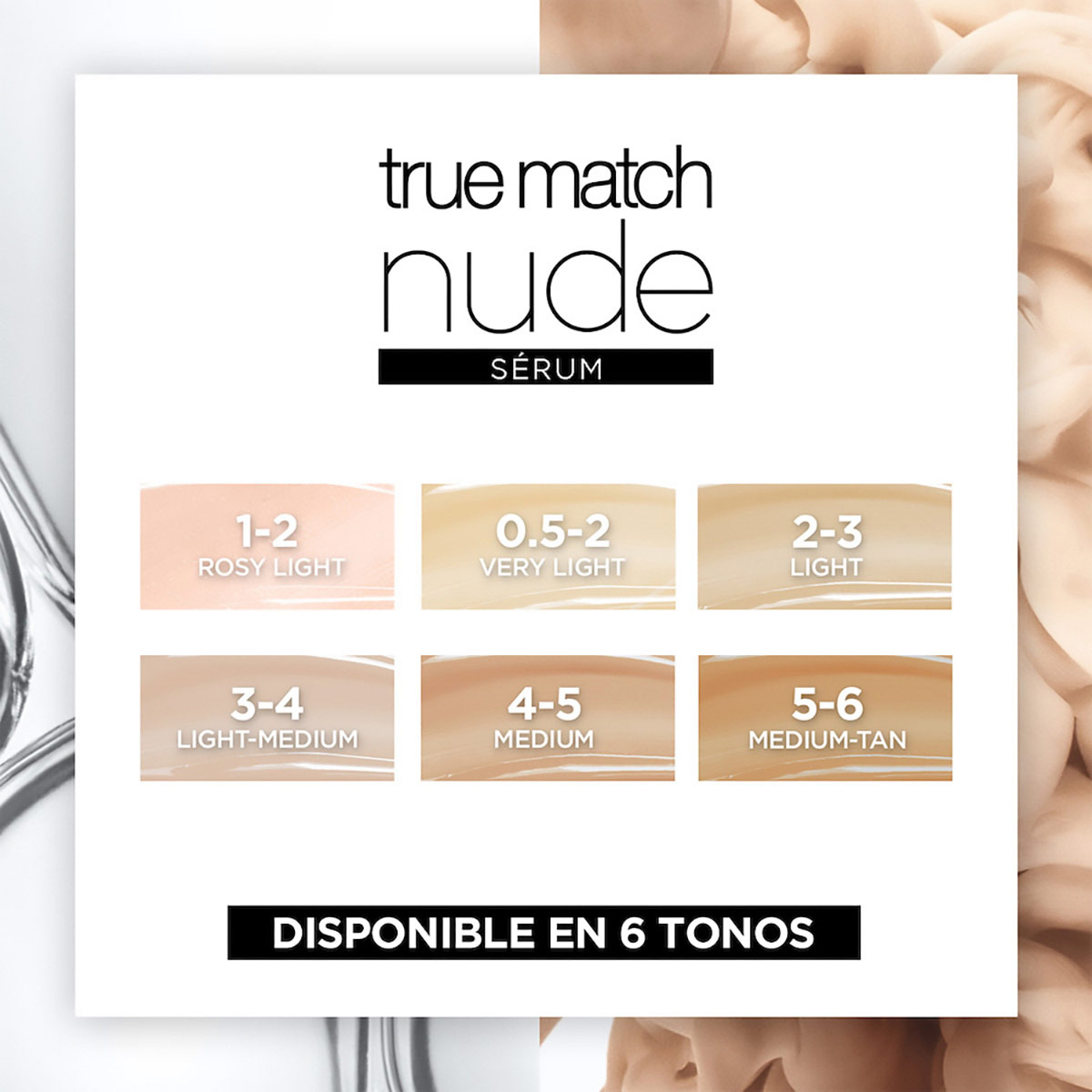 L' Oreal Base De Maquillaje L&iacute;quida Tipo S&eacute;rum True Match 1 2 Rosy Light image number null