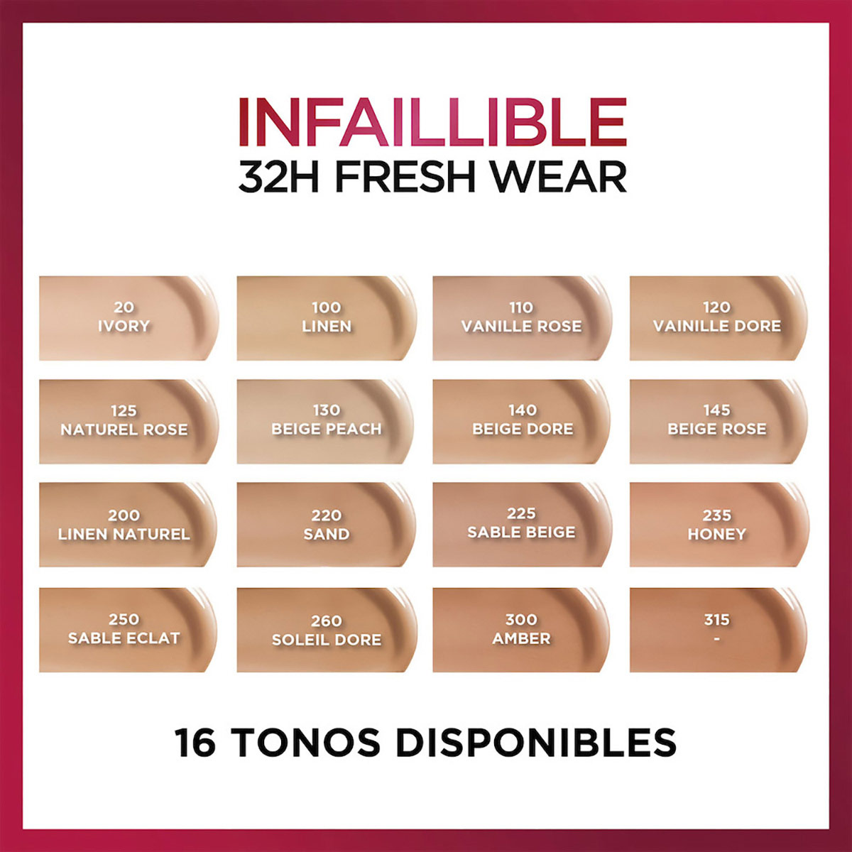 L&rsquo;Or&eacute;al Paris Base de Maquillaje Larga Duraci&oacute;n Infallible 24H image number null